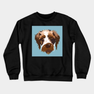 German Wirehaired Pointer Dog Crewneck Sweatshirt